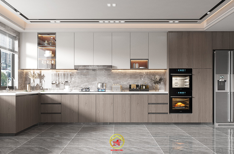 TỦ BẾP MDF AN CƯỜNG 38